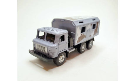 Горький-34 кунг (серый камуфляж) Игрушка KiddieDrive М.0688, масштабная модель, ГАЗ, Технопарк, scale43