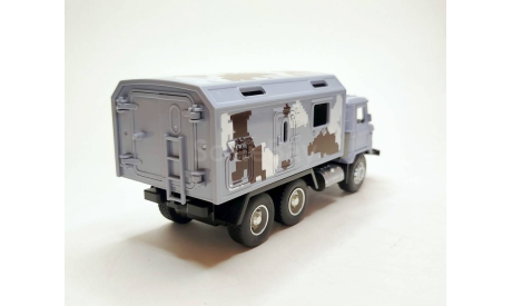 Горький-34 кунг (серый камуфляж) Игрушка KiddieDrive М.0688, масштабная модель, ГАЗ, Технопарк, scale43