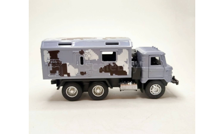 Горький-34 кунг (серый камуфляж) Игрушка KiddieDrive М.0688, масштабная модель, ГАЗ, Технопарк, scale43