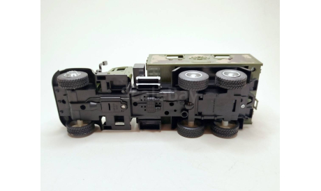 КРАЗ-255 кунг (зелёный камуфляж) Игрушка KiddieDrive М.0691, масштабная модель, scale43