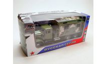 КРАЗ-255 кунг (зелёный камуфляж) Игрушка KiddieDrive М.0691, масштабная модель, scale43