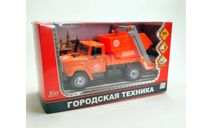 ЗИЛ-4331 мусоровоз (оранжевый) Игрушка Производитель не определён М.0694, масштабная модель, scale43