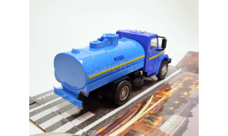 ЗИЛ-4331 водововоз (синий) Игрушка Производитель не определён М.0695, масштабная модель, scale43