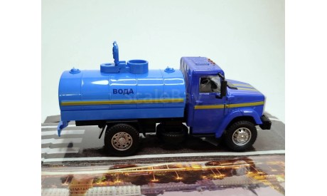 ЗИЛ-4331 водововоз (синий) Игрушка Производитель не определён М.0695, масштабная модель, scale43