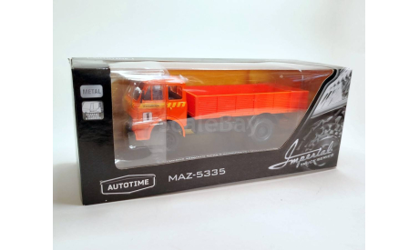 МАЗ-5335 бортовой Техпомощь (оранжевый) Autotime М.0697, масштабная модель, Autotime Collection, scale43