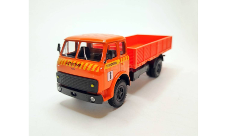 МАЗ-5335 бортовой Техпомощь (оранжевый) Autotime М.0697, масштабная модель, Autotime Collection, scale43