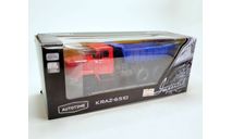 КРАЗ-6510 самосвал (красный/синий) Autotime М.0698, масштабная модель, Autotime Collection, scale43
