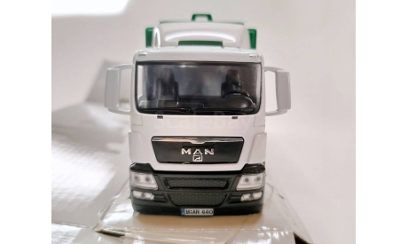 MAN TGS мусоровоз (белый/зелёный) МАН Rik & Rok М.0706, масштабная модель, Autotime Collection, scale43