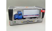 ЗИЛ-5301 Бычок фургон Почта (синий/белый) Cararama М.0731, масштабная модель, Bauer/Cararama/Hongwell, scale43
