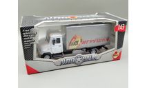 ЗИЛ-5301 Бычок фургон Игрушки (белый/серебристый) Cararama М.0732, масштабная модель, Bauer/Cararama/Hongwell, scale43