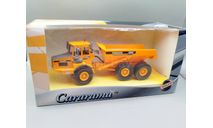 1:50 Volvo A25C Dump Truck Шарнирно-сочленённый самосвал / думпер (жёлтый) Вольво Cararama М.0734, масштабная модель трактора, Bauer/Cararama/Hongwell, scale50