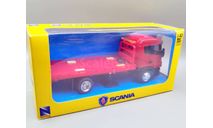 Scania 124L / 400 эвакуатор (красный) Скания New Ray М.0736, масштабная модель трактора, New-Ray Toys, scale43
