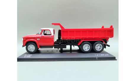 Dodge D 950 6х4 1974 самосвал (красный/белый) Додж White Box М.0743, масштабная модель, WhiteBox, scale43