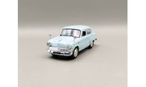 Москвич-403ИЭ (голубой) DeAgostini  М.0777, масштабная модель, scale43