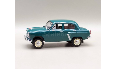 Москвич-410 4х4 (тёмно-зелёный) DeAgostini М.0780, масштабная модель, scale43