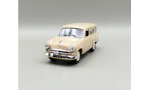 Москвич-423Н универсал ГРЗ (бежевый) DeAgostini М.0782, масштабная модель, scale43