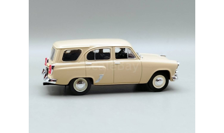 Москвич-423Н универсал ГРЗ (бежевый) DeAgostini М.0782, масштабная модель, scale43