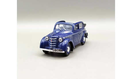 Москвич-400-420А ГРЗ (тёмно-синий) DeAgostini М.0784, масштабная модель, scale43