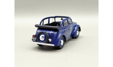 Москвич-400-420А ГРЗ (тёмно-синий) DeAgostini М.0784, масштабная модель, scale43
