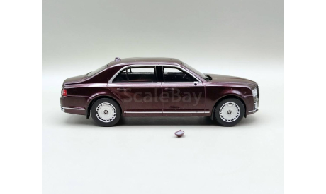 Аурус Сенат / Aurus Senat (тёмно-бордовый) DeAgostini  М.0804, масштабная модель, scale43