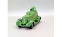 Ба-20 бронеавтомобиль (зелёный) DeAgostini  М.0825, масштабная модель, 1:43, 1/43