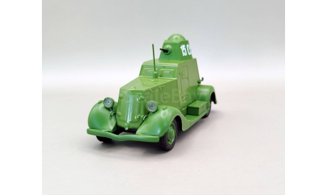 Ба-20 бронеавтомобиль (зелёный) DeAgostini  М.0825, масштабная модель, 1:43, 1/43