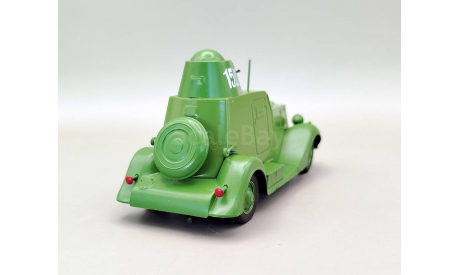 Ба-20 бронеавтомобиль (зелёный) DeAgostini  М.0825, масштабная модель, 1:43, 1/43