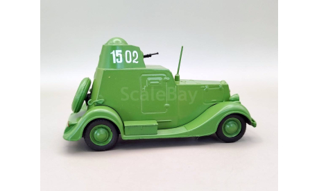 Ба-20 бронеавтомобиль (зелёный) DeAgostini  М.0825, масштабная модель, 1:43, 1/43