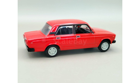 ВАЗ-2105 ’Жигули’ ГРЗ (красный) DeAgostini М.0826, масштабная модель, scale43