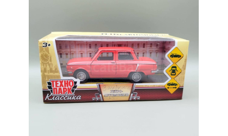 ЗАЗ-968А ’Запорожец’ (красный) Игрушка Технопарк М.0848, масштабная модель, scale0