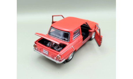 ЗАЗ-968А ’Запорожец’ (красный) Игрушка Технопарк М.0848, масштабная модель, scale0