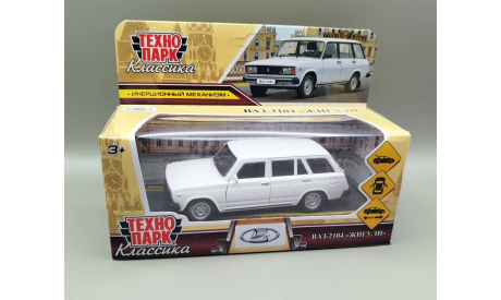 ВАЗ-2104 ’Жигули’ (белый) Игрушка Технопарк М.0850, масштабная модель, scale0