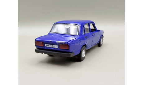 ВАЗ-2107 ’Жигули’ (ярко-синий) Игрушка Технопарк М.0852, масштабная модель, scale0