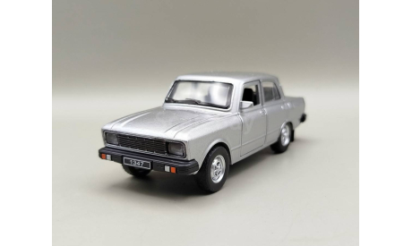 Москвич-2140SL (серый металлик) Игрушка Технопарк М.0860, масштабная модель, scale0