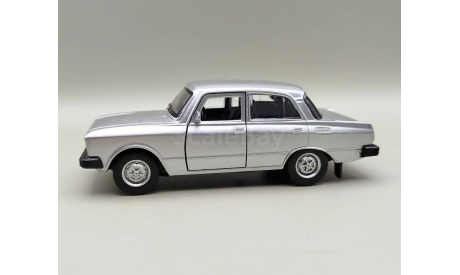 Москвич-2140SL (серый металлик) Игрушка Технопарк М.0860, масштабная модель, scale0