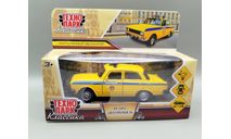Москвич-2140SL Милиция СССР (жёлтый) Игрушка Технопарк М.0861, масштабная модель, scale0