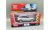 LADA Vesta SW Cross / ЛАДА ’Веста’ ВАЗ (серебристый металлик) Игрушка Технопарк М.0866, масштабная модель, scale0