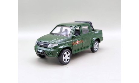 УАЗ ’Патриот’ / UAZ Patriot пикап (зелёный) Игрушка Технопарк М.0870, масштабная модель, scale0