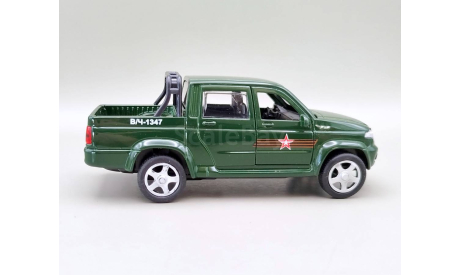 УАЗ ’Патриот’ / UAZ Patriot пикап (зелёный) Игрушка Технопарк М.0870, масштабная модель, scale0
