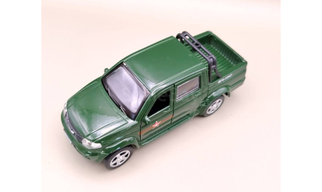 УАЗ ’Патриот’ / UAZ Patriot пикап (зелёный) Игрушка Технопарк М.0870, масштабная модель, scale0