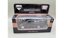 Аурус Арсенал / Aurus Arsenal лимузин-микроавтобус (чёрный) Игрушка Технопарк М.0879, масштабная модель, scale43