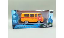 УАЗ-452В микроавтобус МЧС (белый) Игрушка М.0883, масштабная модель, scale43