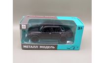 1:32 ВАЗ-2106 (чёрный) Игрушка М.0892, масштабная модель, scale32