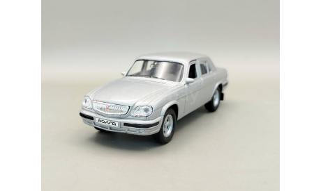 Горький-31105 (серебристый) Модель-Игрушка Welly М.0898, масштабная модель, ГАЗ, scale43