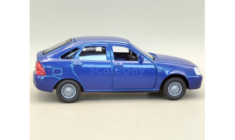 ВАЗ-2172 ЛАДА / LADA ’Приора’ хэтчбек (синий) Игрушка Технопарк М.0909, масштабная модель, scale32