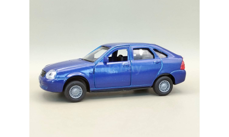 ВАЗ-2172 ЛАДА / LADA ’Приора’ хэтчбек (синий) Игрушка Технопарк М.0909, масштабная модель, scale32