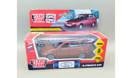ВАЗ-2111 ЛАДА-111 / LADA  универсал (коричневый) Игрушка Технопарк М.0911, масштабная модель, scale32