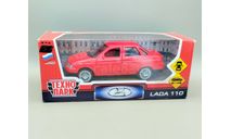 ВАЗ-2110 ЛАДА-110 / LADA  (красный) Игрушка Технопарк М.0912, масштабная модель, scale32