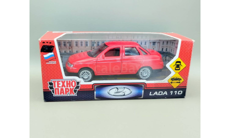 ВАЗ-2110 ЛАДА-110 / LADA  (красный) Игрушка Технопарк М.0912, масштабная модель, scale32