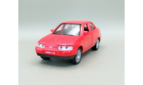 ВАЗ-2110 ЛАДА-110 / LADA  (красный) Игрушка Технопарк М.0912, масштабная модель, scale32